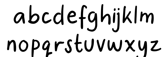 Ginthul Font LOWERCASE