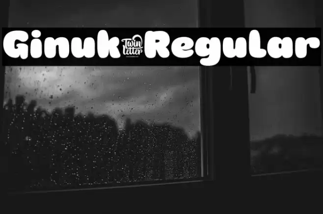 Ginuk-Regular Fonte examples