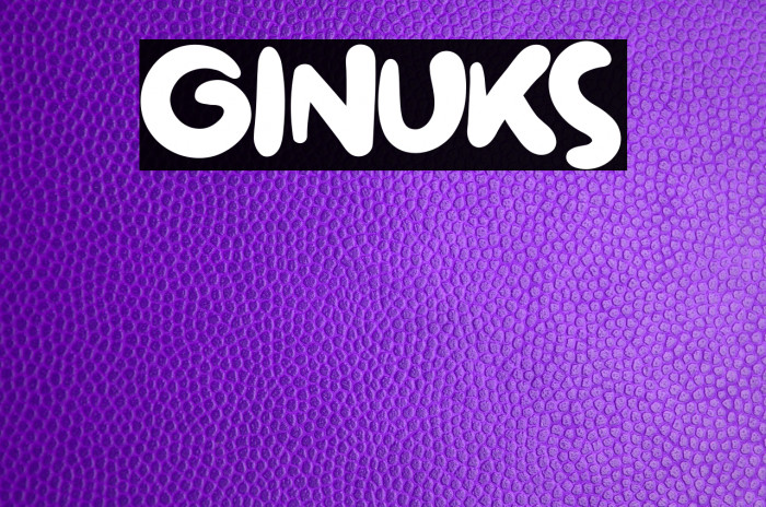Ginuks Fonte examples