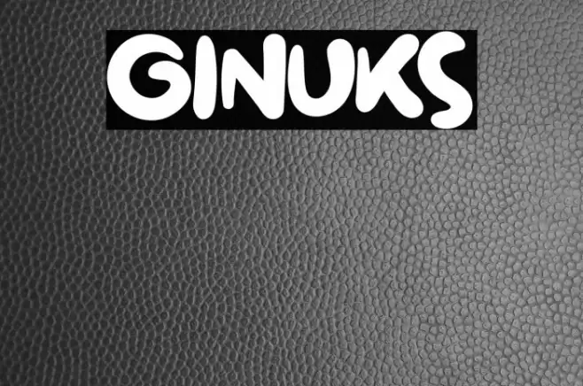 Ginuks Fonte examples