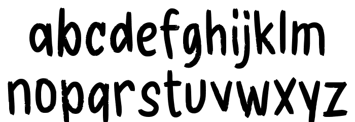 Gion Font LOWERCASE