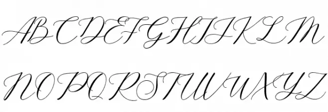 Giordan Schriftart Groß