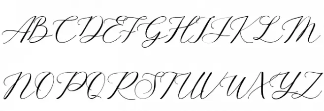 Giordan Schriftart Groß