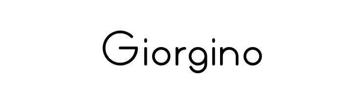 Giorgino  Frei Schriftart Herunterladen