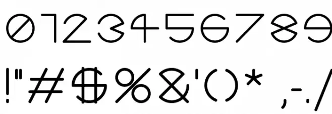 Giorgino Font OTHER CHARS