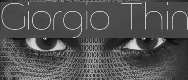 Giorgio Thin Font examples