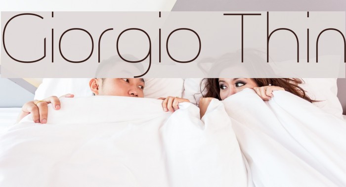 Giorgio Thin Font examples