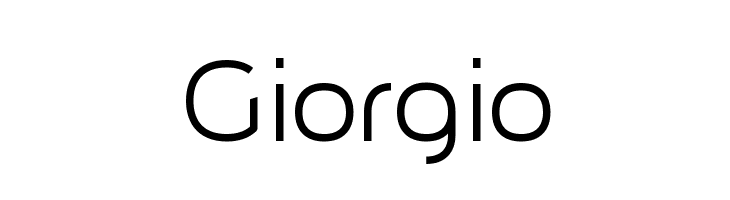 Giorgio  Скачать бесплатные шрифты