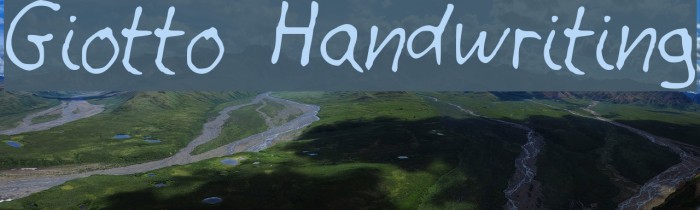 Giotto Handwriting フォント examples