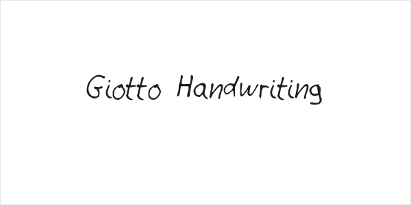 Giotto Handwriting Logo