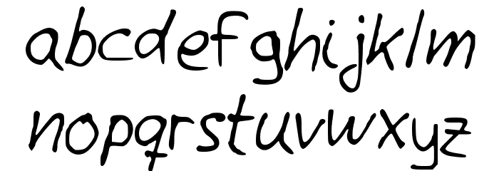 Giotto Handwriting フォント 小文字