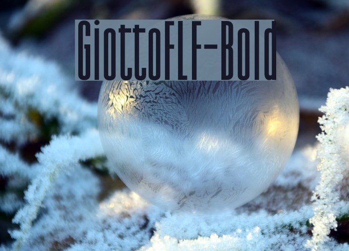 GiottoFLF-Bold Font examples
