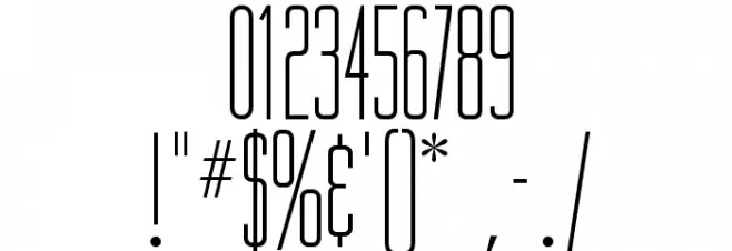 GiottoFLF Font OTHER CHARS