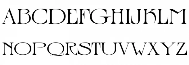 GiottoOpti Шрифта ВЕРХНИЙ