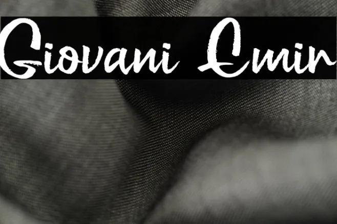Giovani Emir Example 1