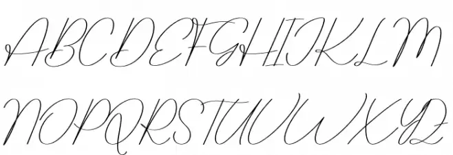 Giovany फ़ॉन्ट अपरकेस