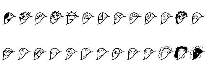 Gipfelkoepfe Font LOWERCASE