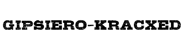 Gipsiero-Kracxed  baixar fontes gratis