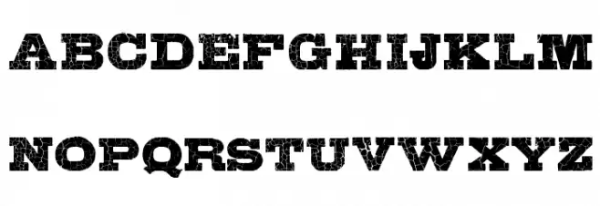 Gipsiero-Kracxed Schriftart Groß