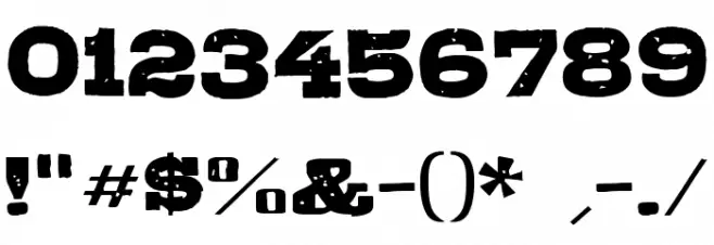 GipsieroRegular Font OTHER CHARS