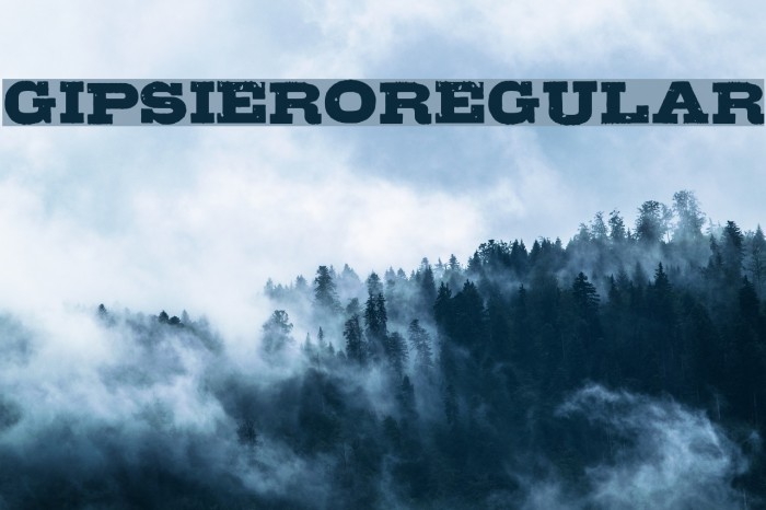GipsieroRegular Example 1