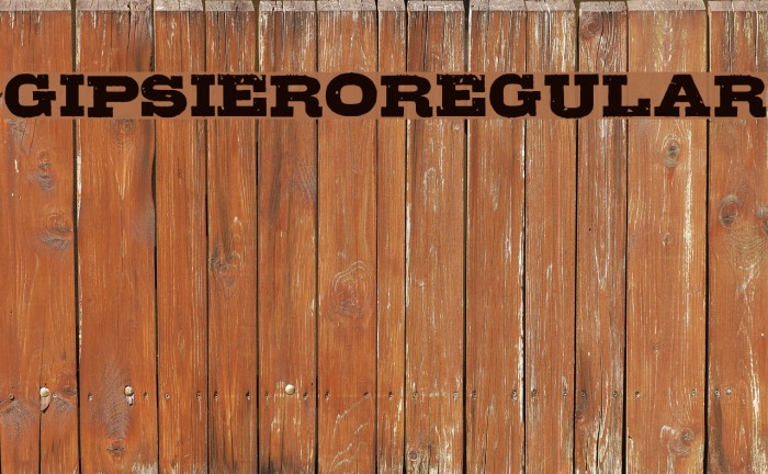 GipsieroRegular Example 2