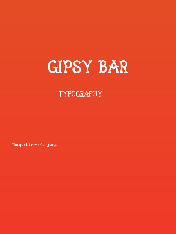 Gipsy Bar Poster