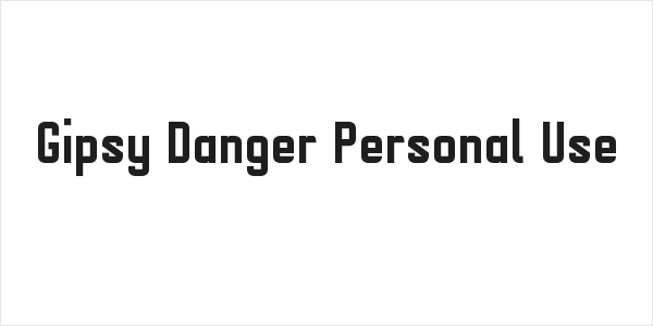 Gipsy Danger Personal Use Logo