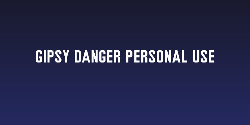 Gipsy Danger Personal Use Social Header