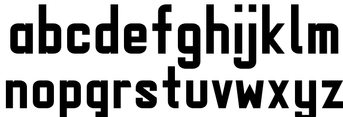 Gipsy Danger Personal Use Font LOWERCASE