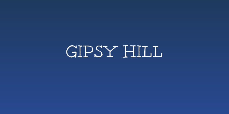 Gipsy Hill Social Header