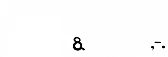 Giraf SolidRegular Font OTHER CHARS