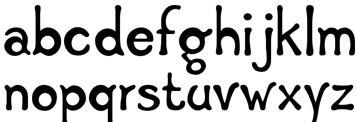 Giraf SolidRegular Font LOWERCASE
