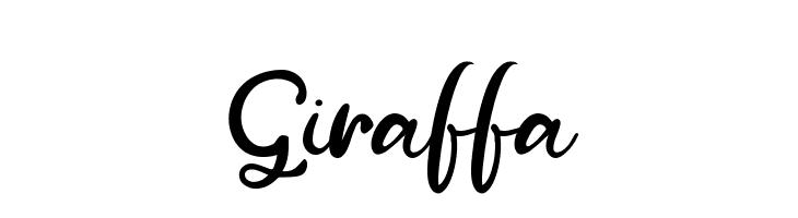 Giraffa  नि: शुल्क फ़ॉन्ट्स डाउनलोड