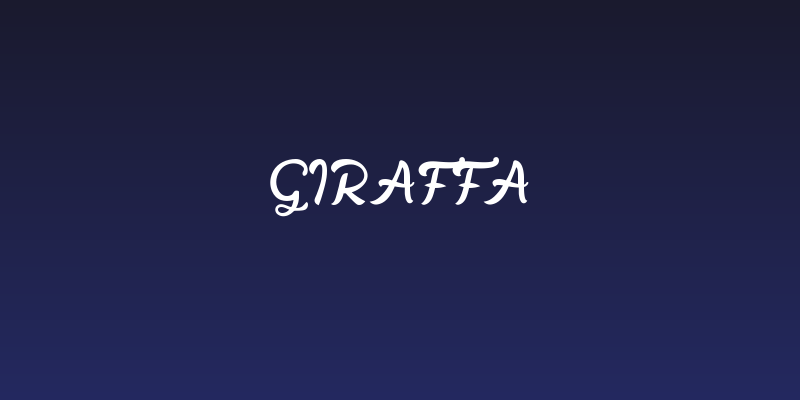 Giraffa Social Header