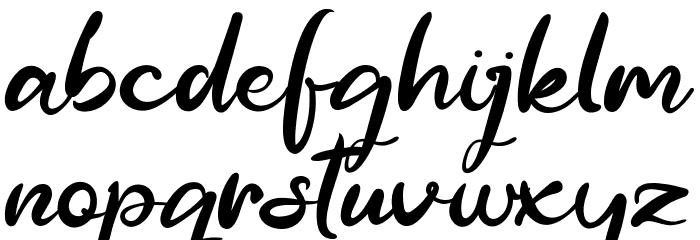 Giraffa Font LOWERCASE