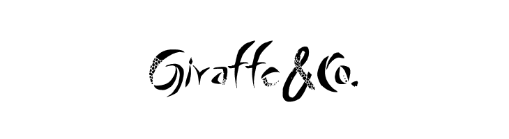 Giraffe & Co.  font caratteri gratis