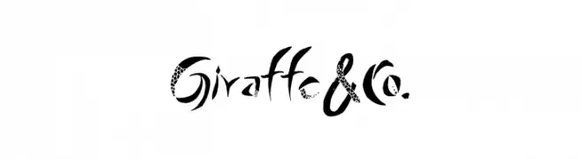 Giraffe & Co.  Frei Schriftart Herunterladen