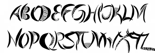 Giraffe & Co. Font UPPERCASE