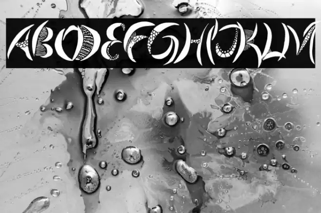 Giraffe & Co. Font examples