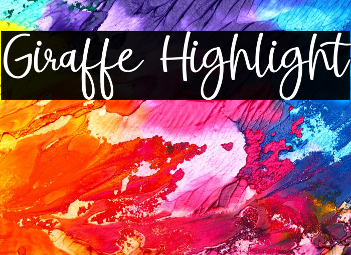 Giraffe Highlight Example 2