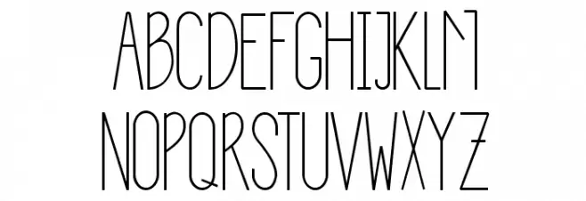 Giraffe Regular フォント 大文字