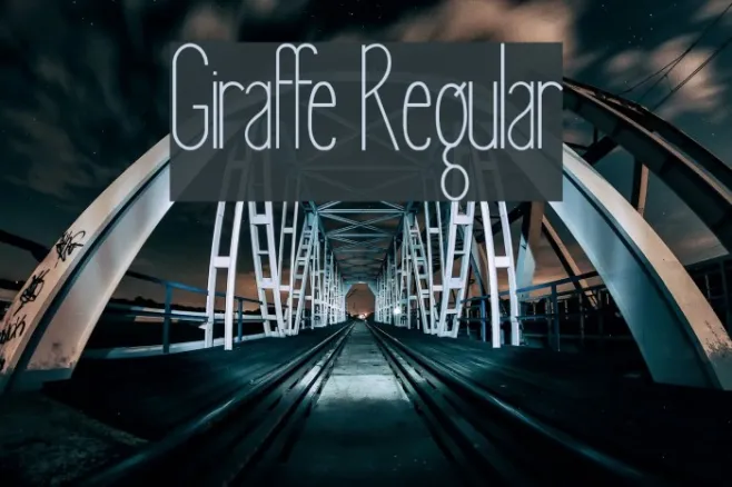 Giraffe Regular Example 2