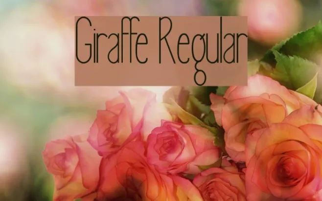 Giraffe Regular Example 3