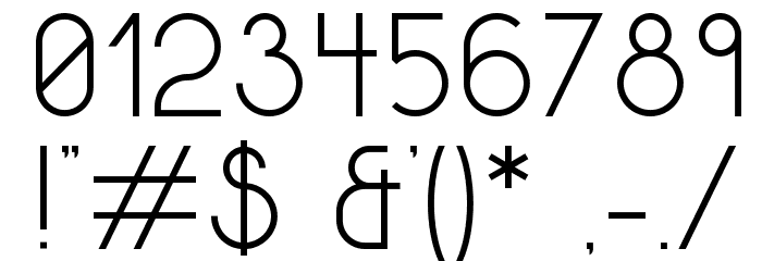 Giraffe Font OTHER CHARS