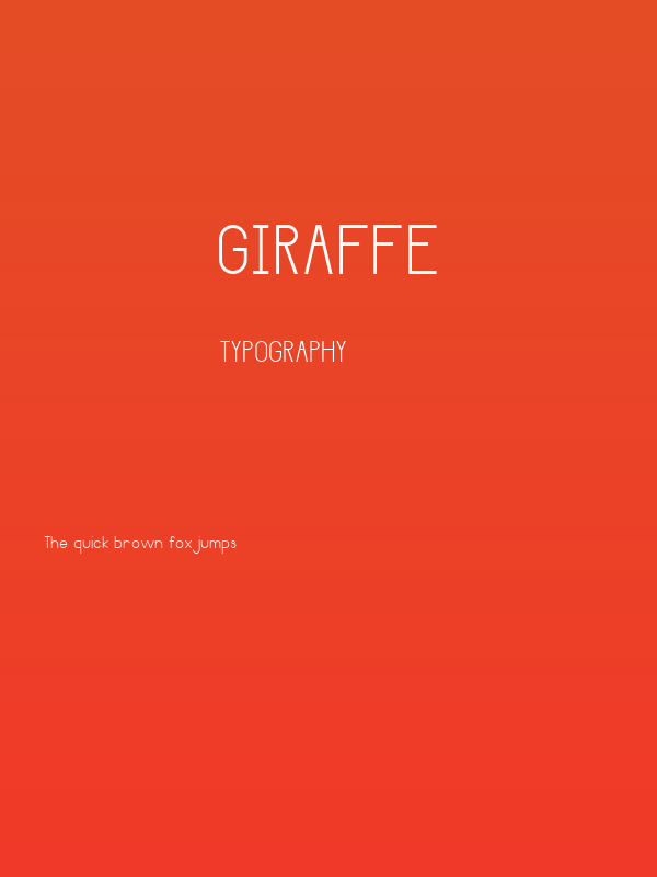 Giraffe Poster