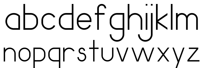 Giraffe Font LOWERCASE