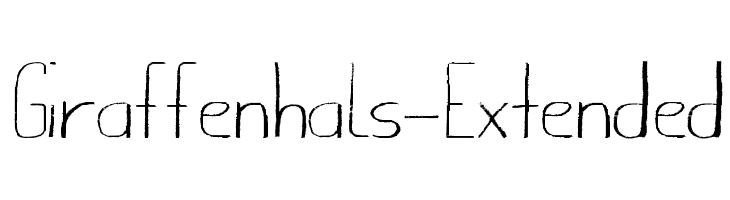 Giraffenhals-Extended Polices