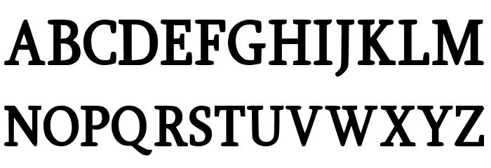 Girdens Font LOWERCASE