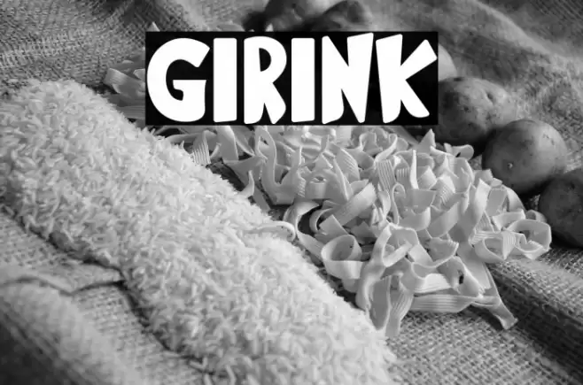 Girink フォント examples